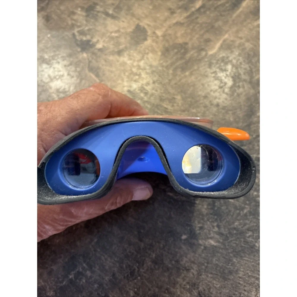 Fisher-Price View-Master Viewer 2002 Blue & Orange Model 74332 VTG With Slide
